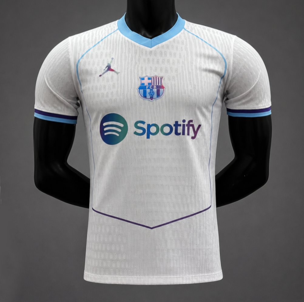 Player Version 26/27 Barcelona White/Light Blue Concept Away Jersey