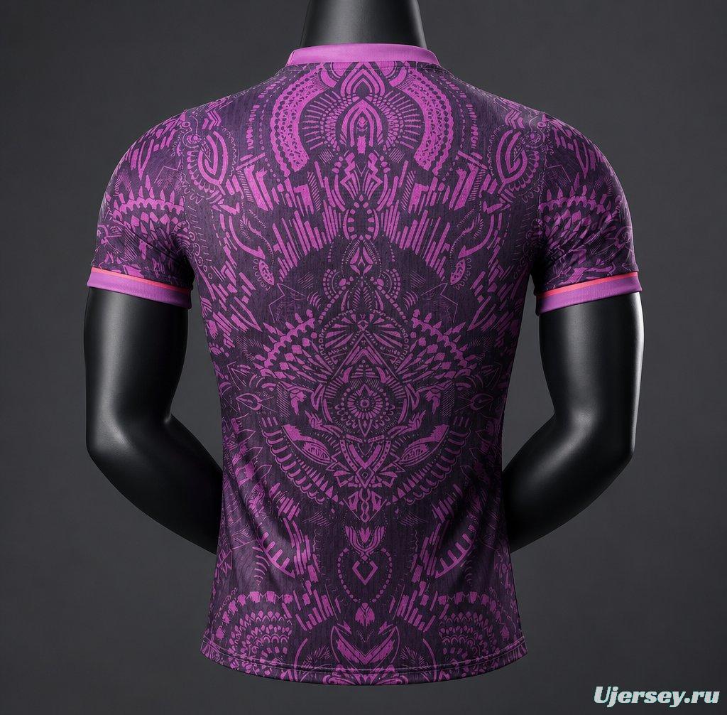 Player Version 26/27 Paris Saint-Germain Purple with Tribal Pattern Special Edition Jersey