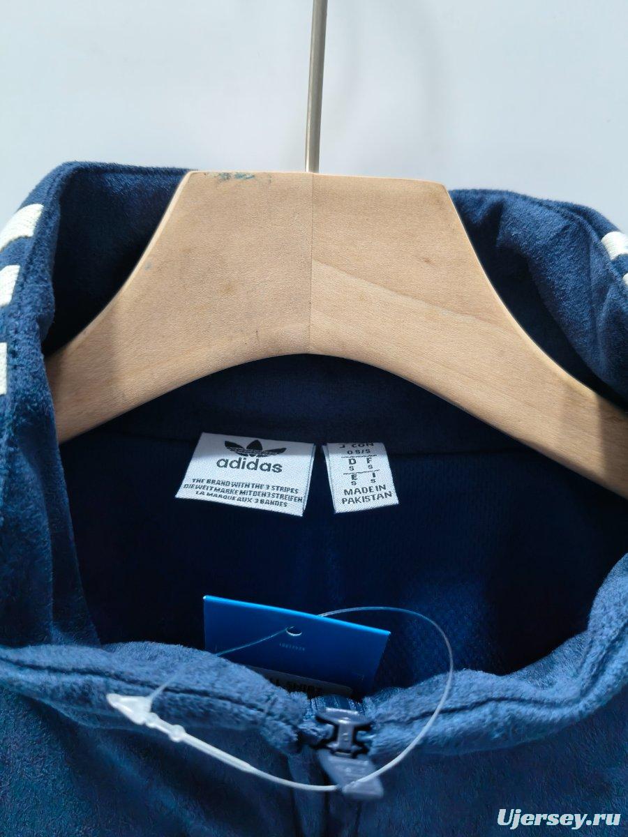 Retro 06/07 Real Madrid Navy Blue Chinese Button Jacket