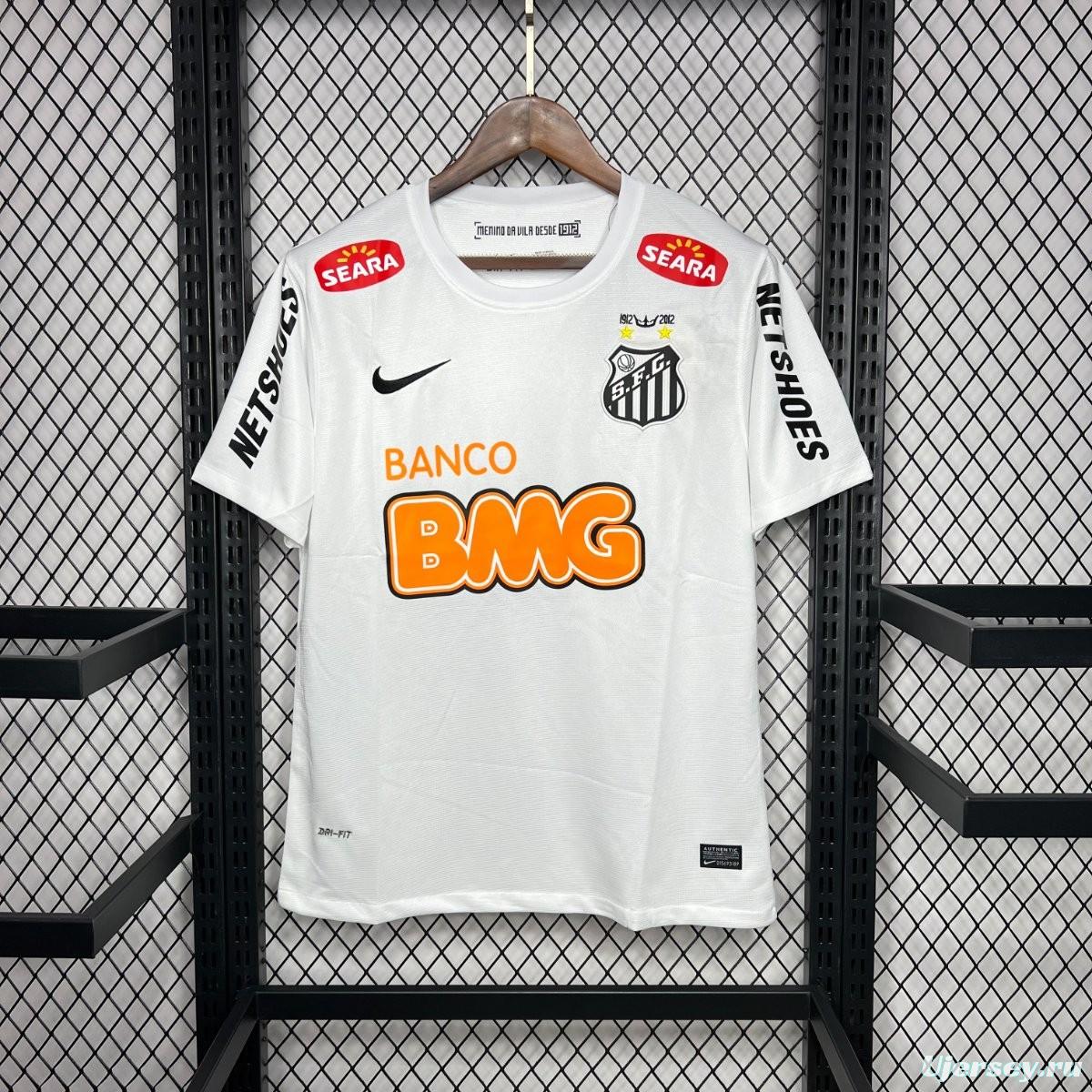 Retro 11/12 Santos Home Jersey