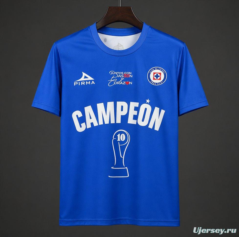 26/27 Cruz Azul Champions Blue Jersey