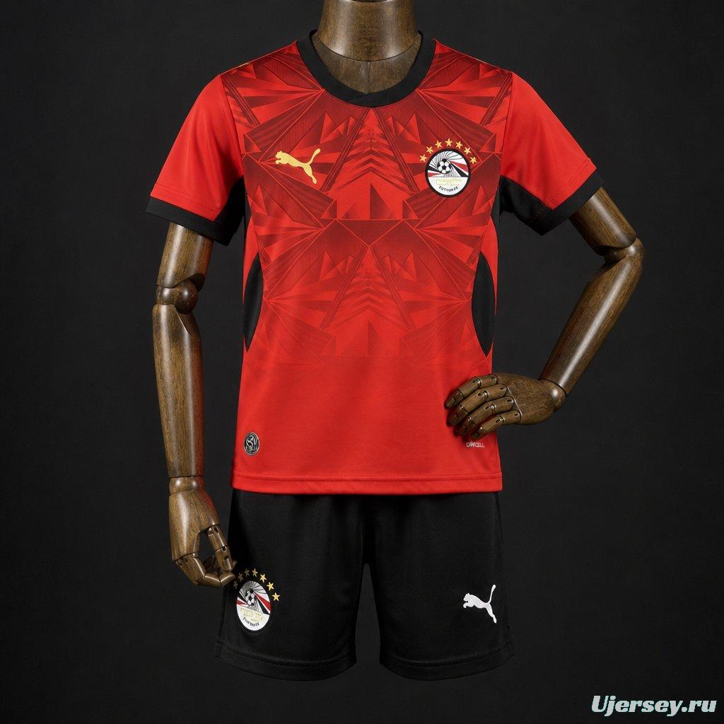 2026 Kids Egypt World Cup Home Kit