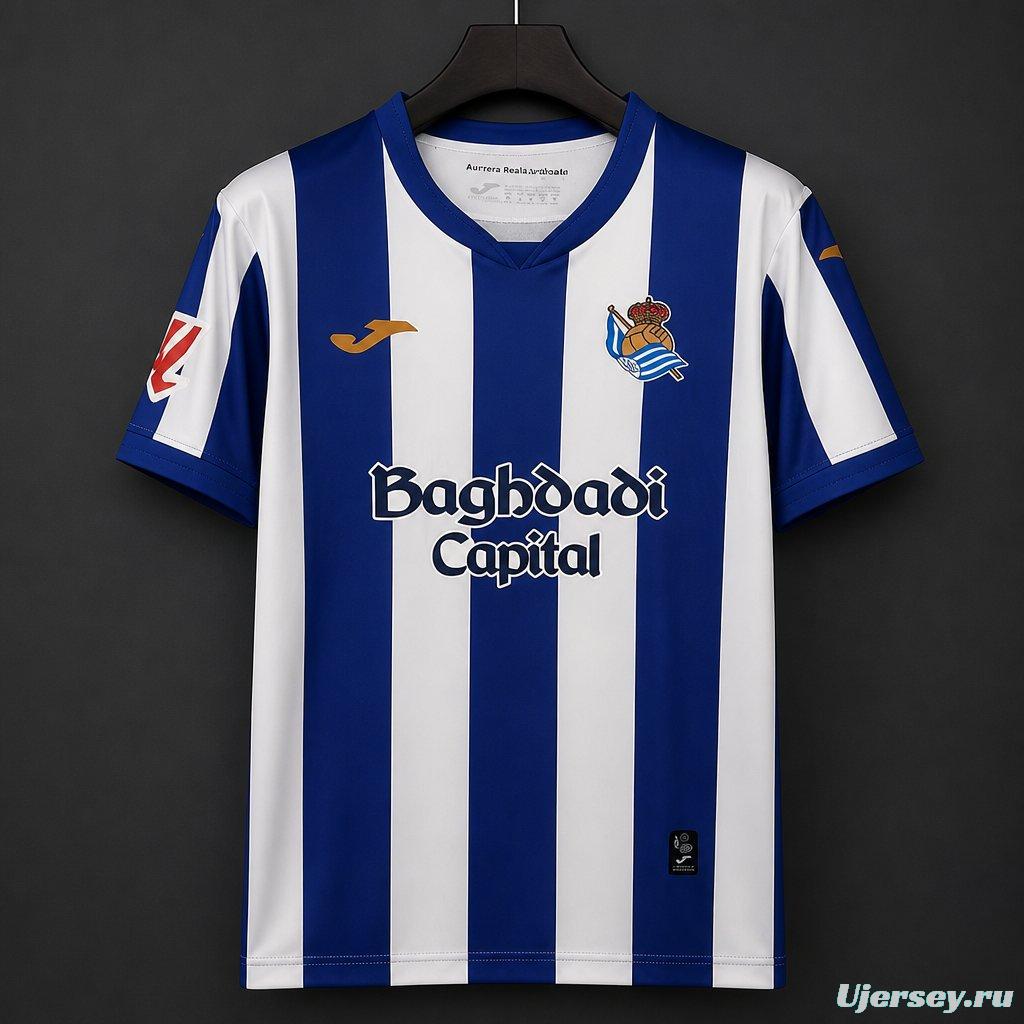 26/27 Real Sociedad home  jersey