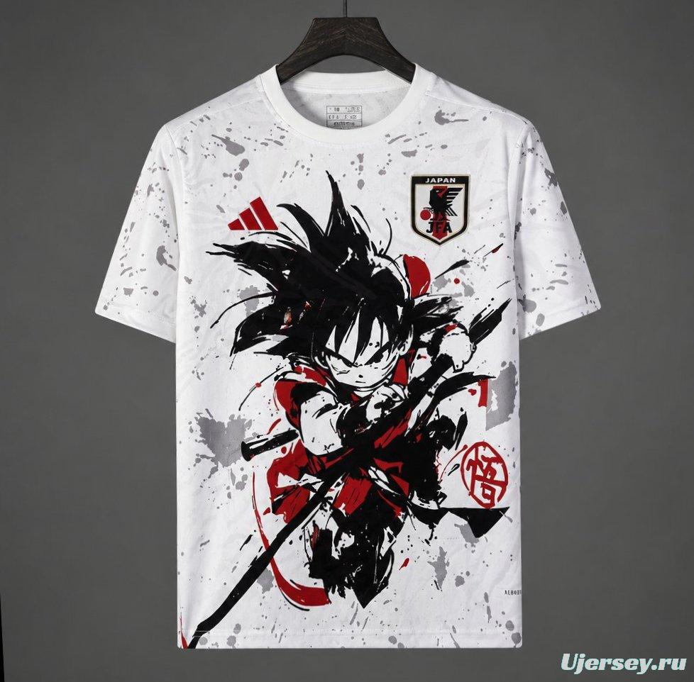 2026 Japan x Dragon Ball White Special Edition Jersey
