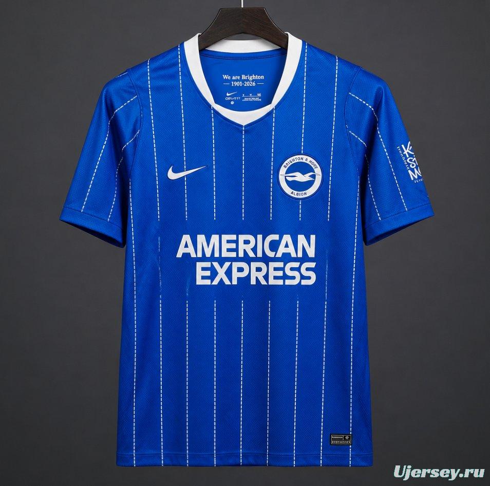 26/27 Brighton Hove Aibion Home Jersey