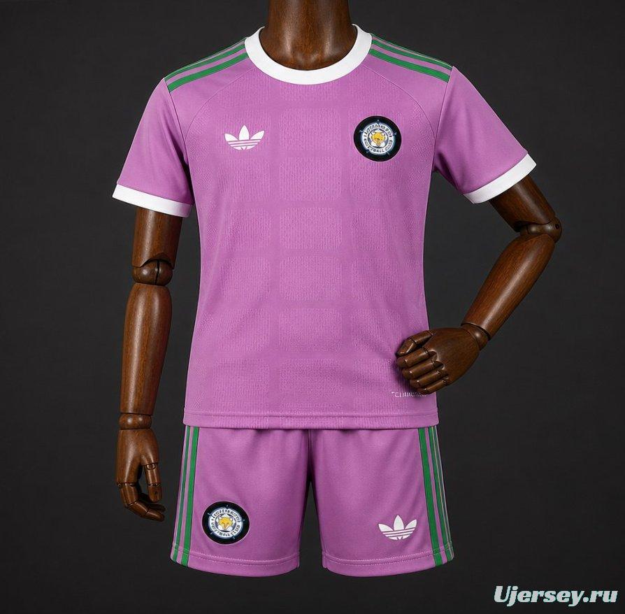 2627 Kids Leeds United Away Purple Jersey