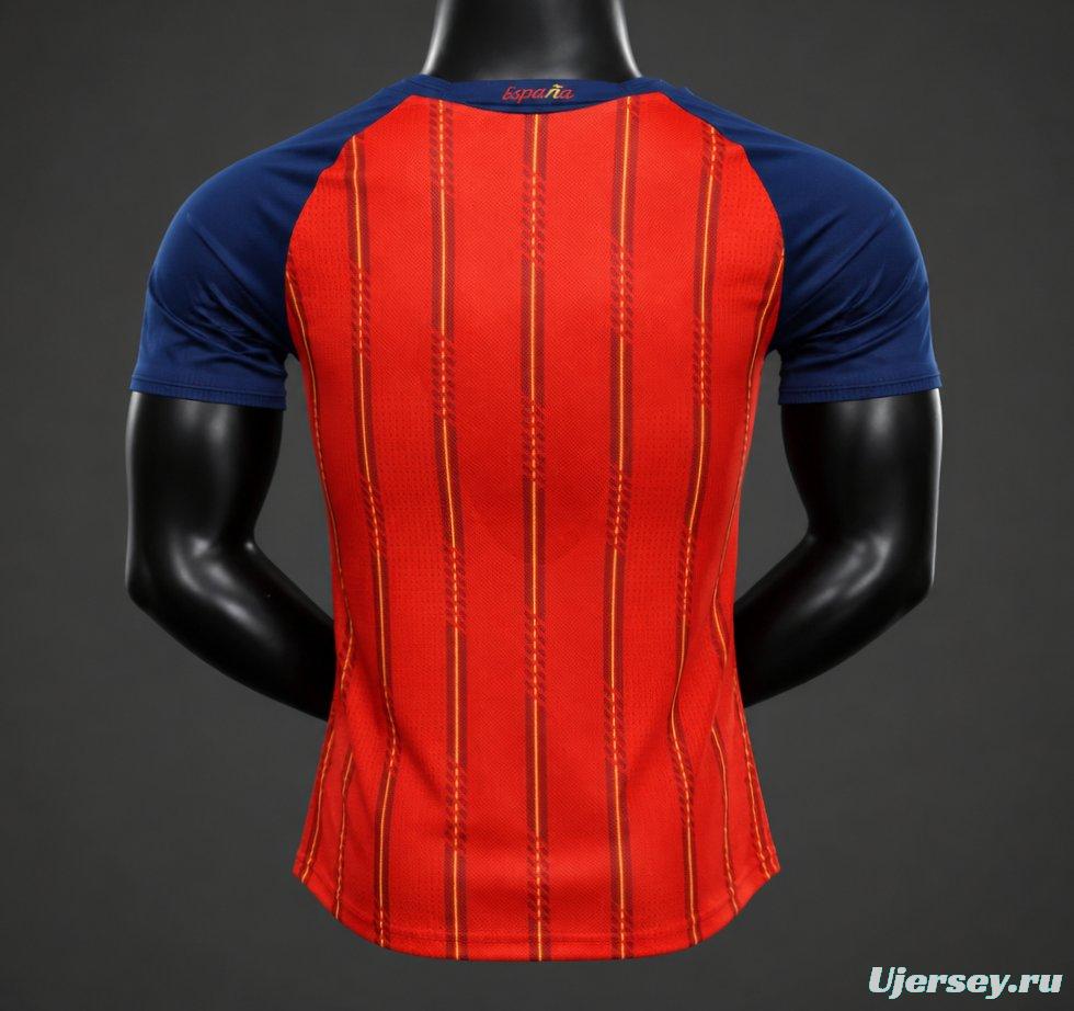 2 Star Player Version 2026 Spain Home Jersey With Champion Patch
