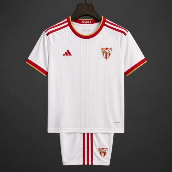 26/27 KIDS Sevilla Home Jersey