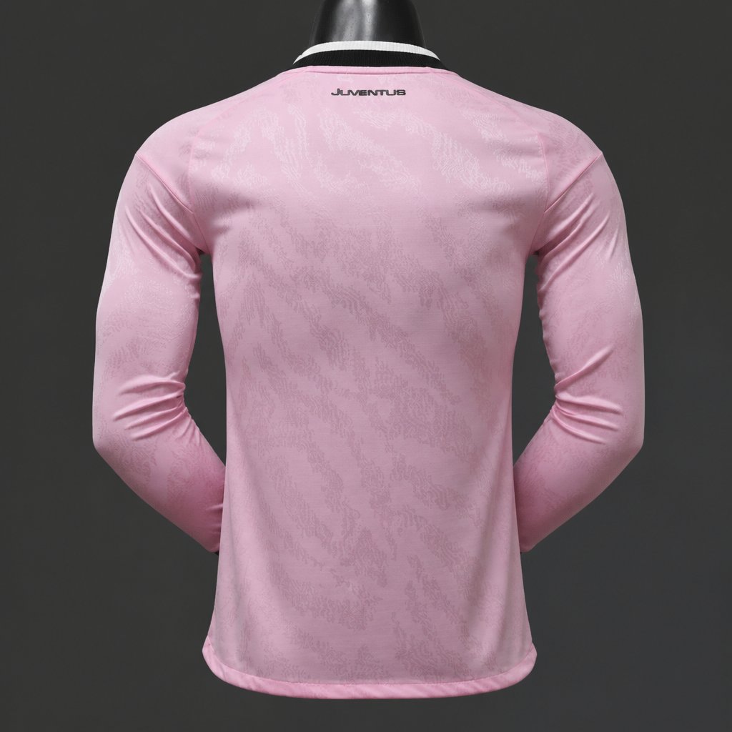 Player Version 26/27 Juventus Away Pink Long Sleeve Jersey