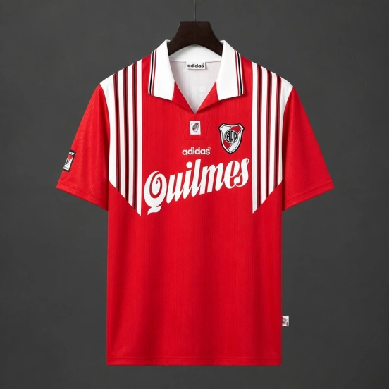 Retro 96/97 River Plate Away Red Jersey