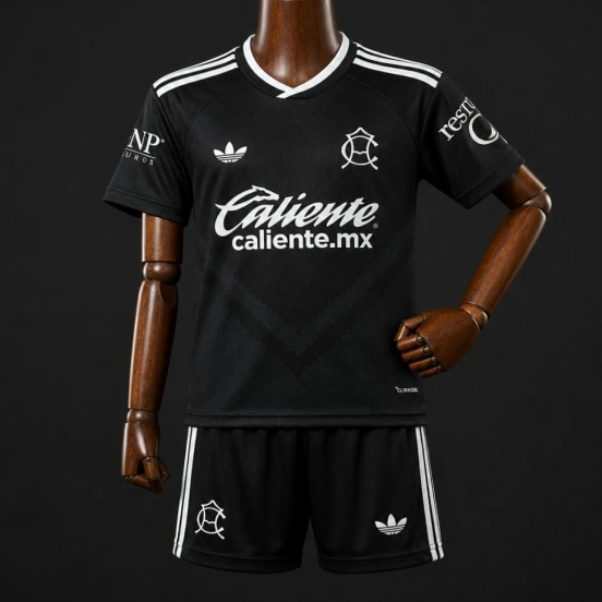 26/27 Kids Club América Black  Jersey  Kit