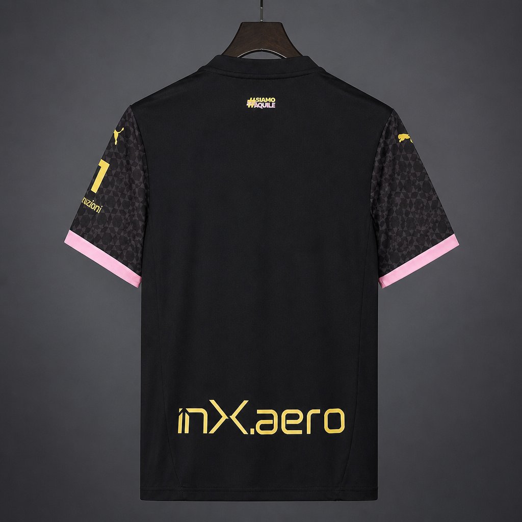 Retro 24/25 Palermo FC Away Black Jersey