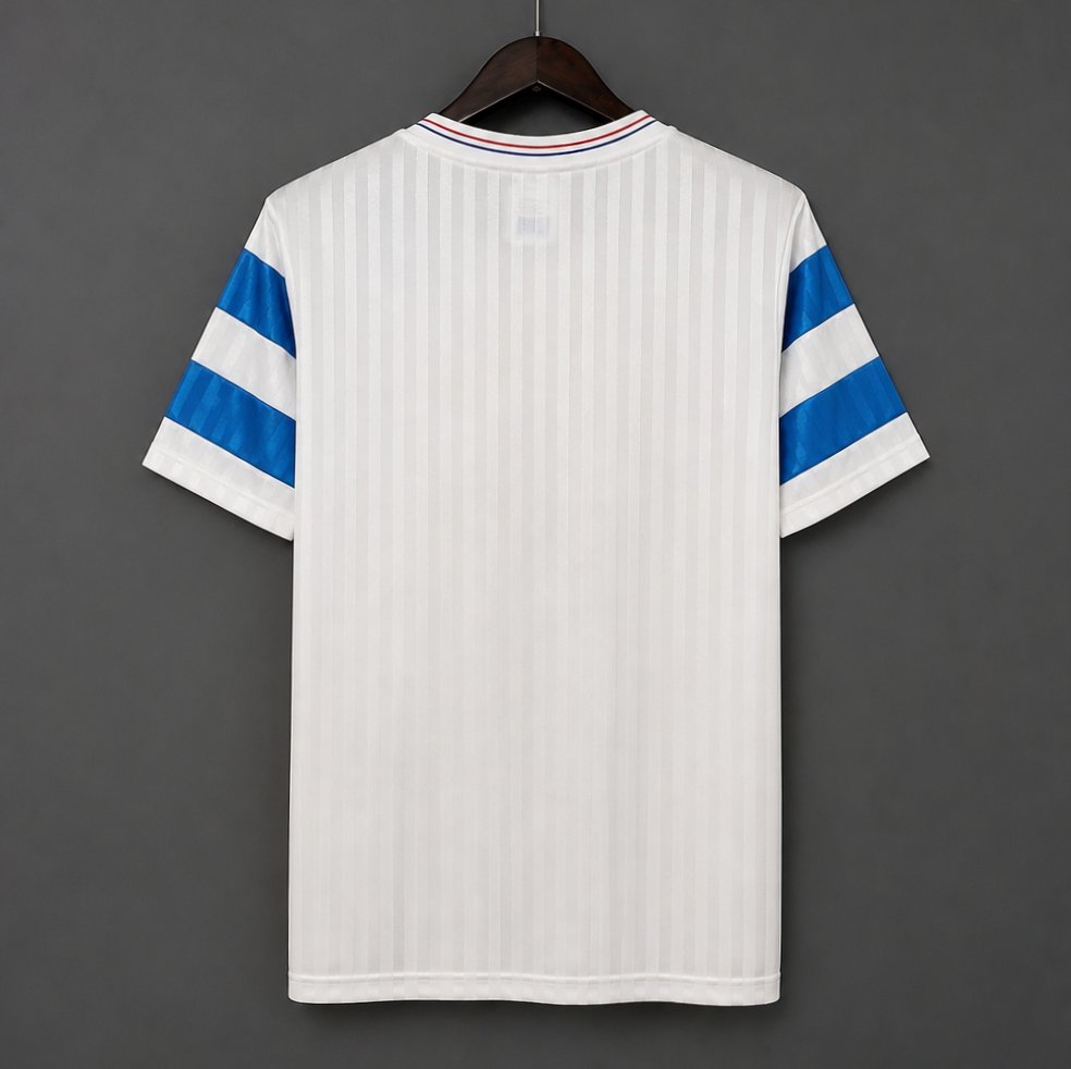 Retro Marseille 1990 home Soccer Jersey