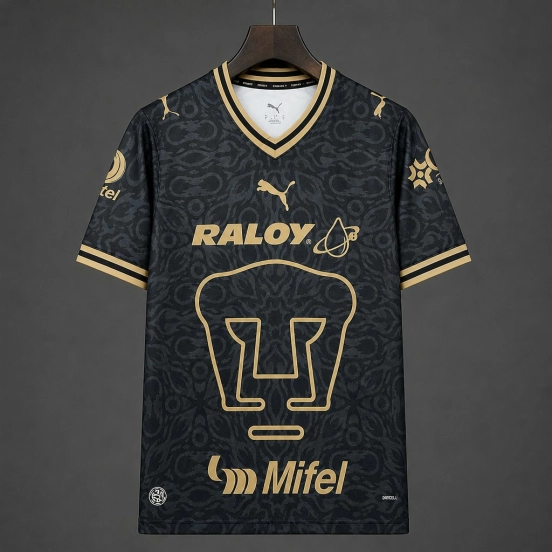 26/27 Pumas UANL Third Black Jersey