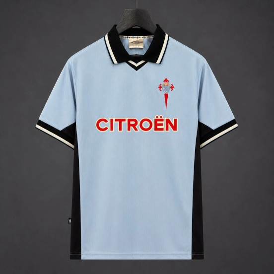 Retro 99/00 Celta European Home Blue Jersey