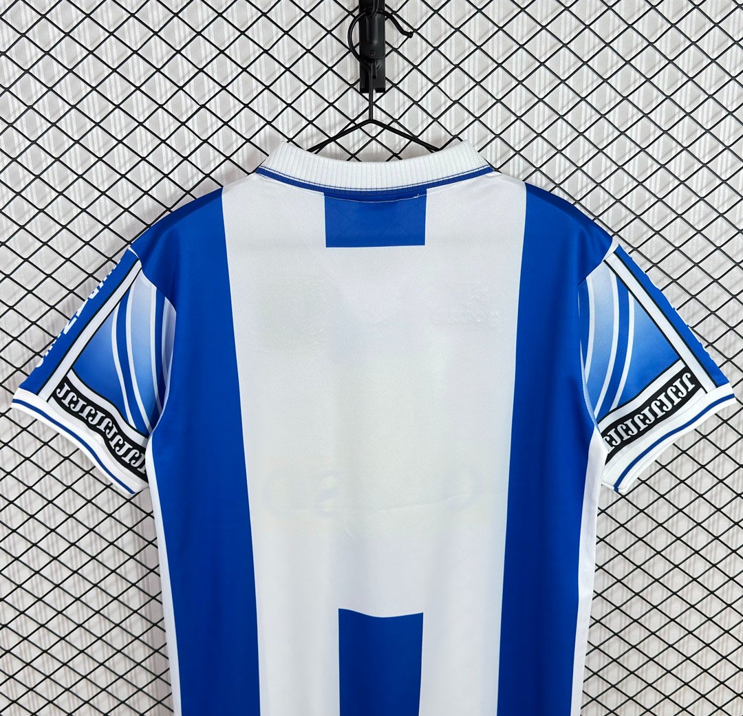 Retro 98/00 Leganes Home White/Blue Jersey